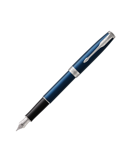 PARKER Sonnet Matt Lacquer Fountain Pen, Blue, Blue