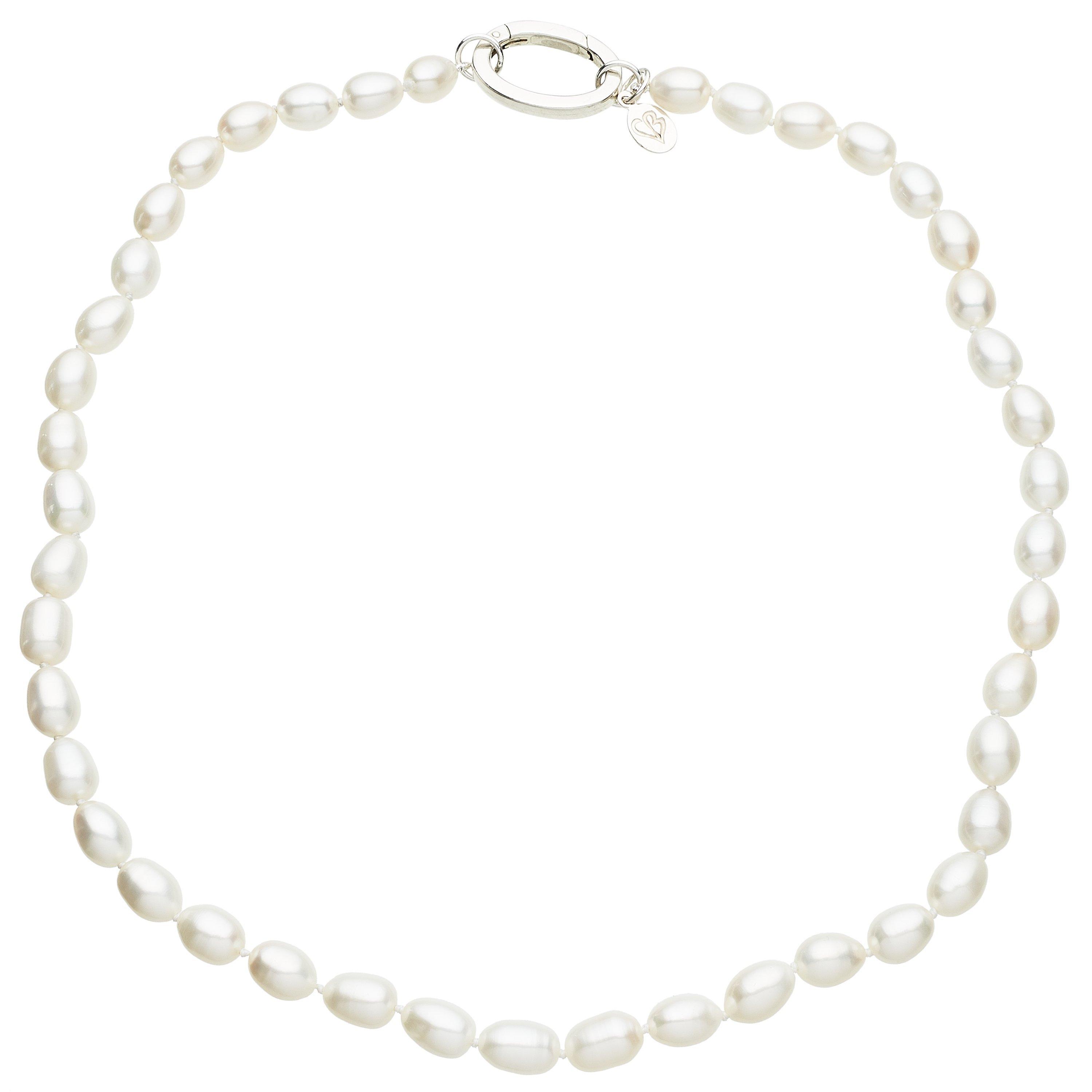 Claudia Bradby Rice Pearl Necklace, White