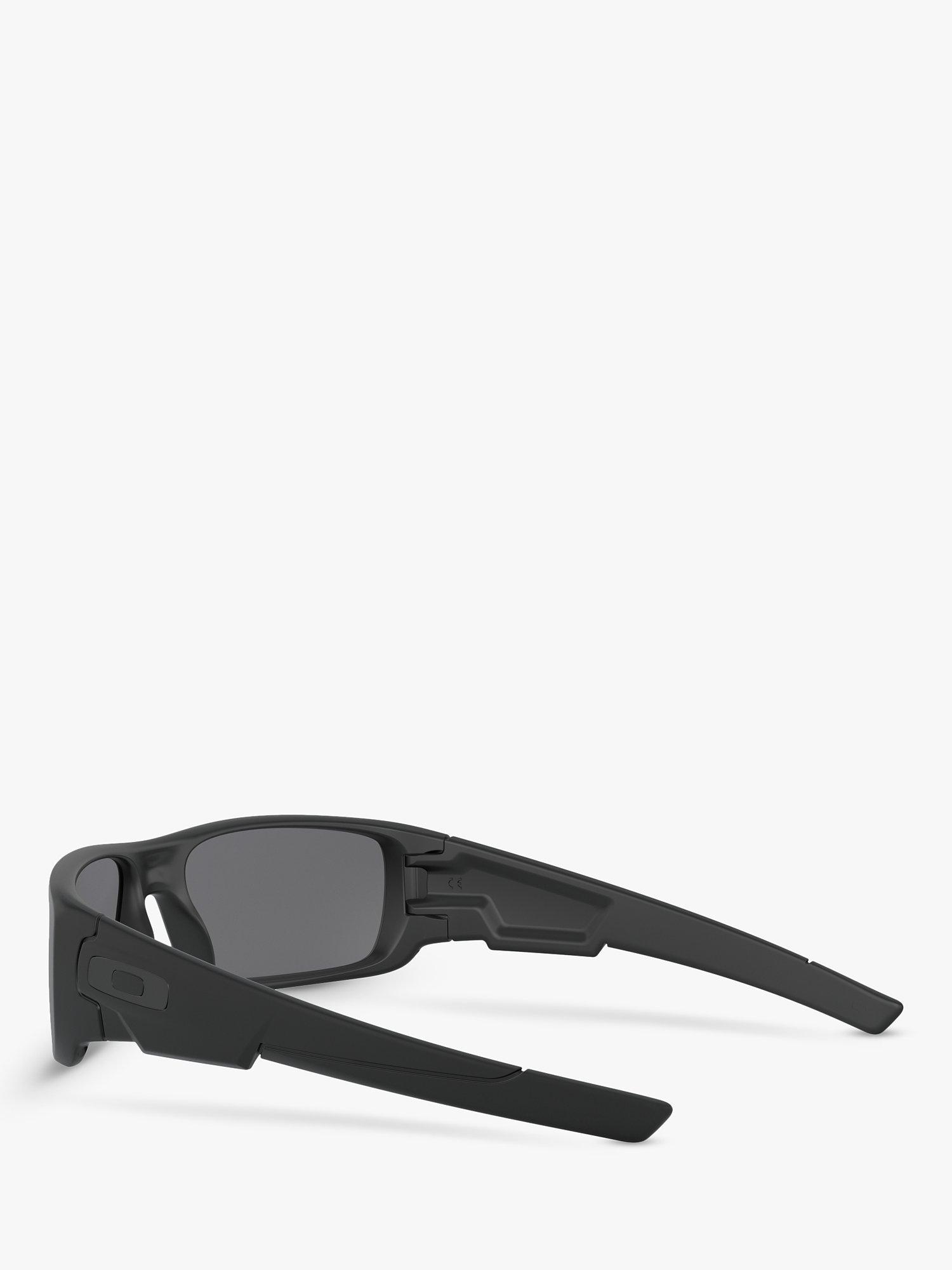 Product image 5 of 9, which shows Oakley OO9239 Crankshaft Sunglasses, Matte Black/Mirror Silver