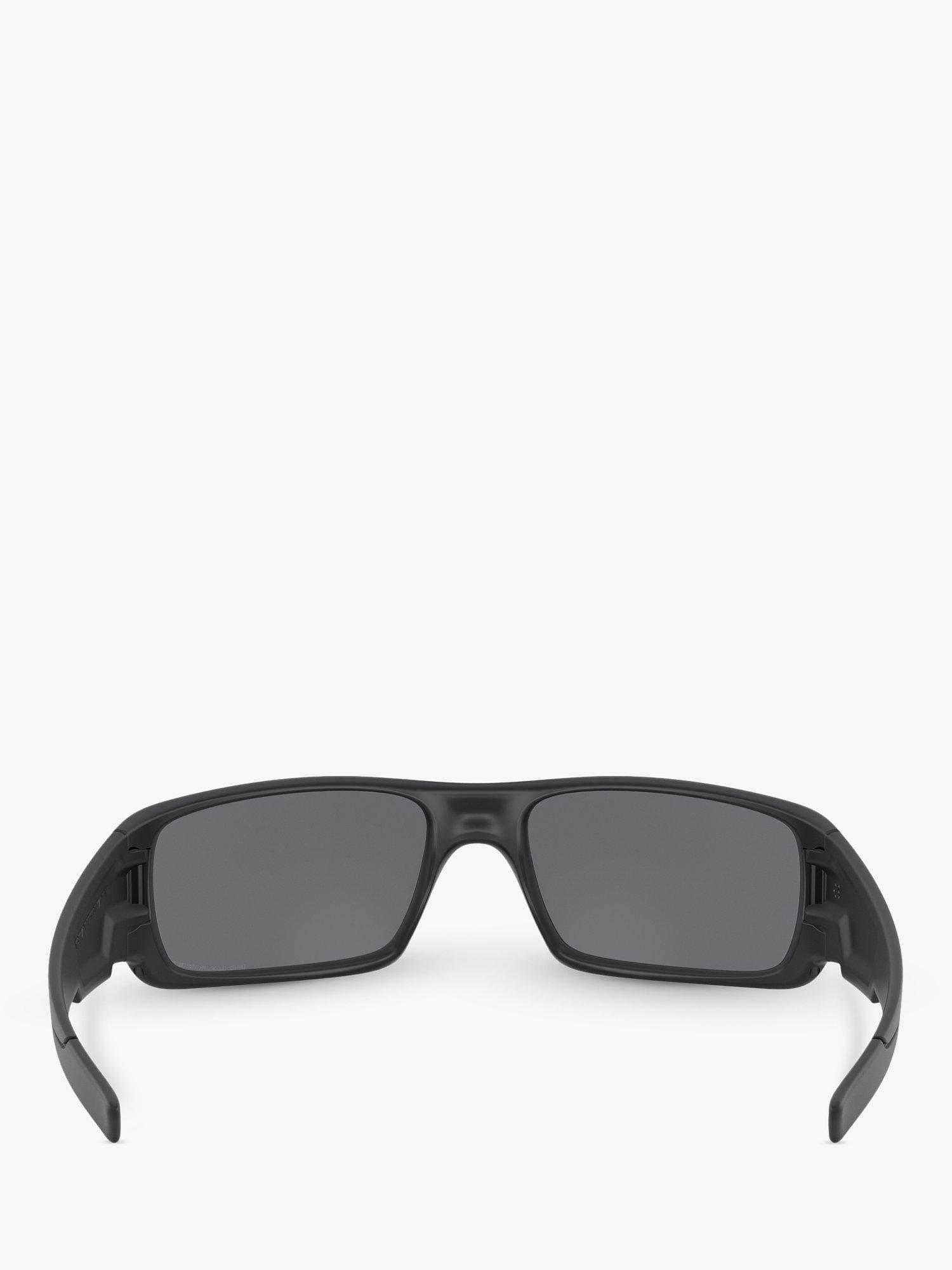 Product image 6 of 9, which shows Oakley OO9239 Crankshaft Sunglasses, Matte Black/Mirror Silver