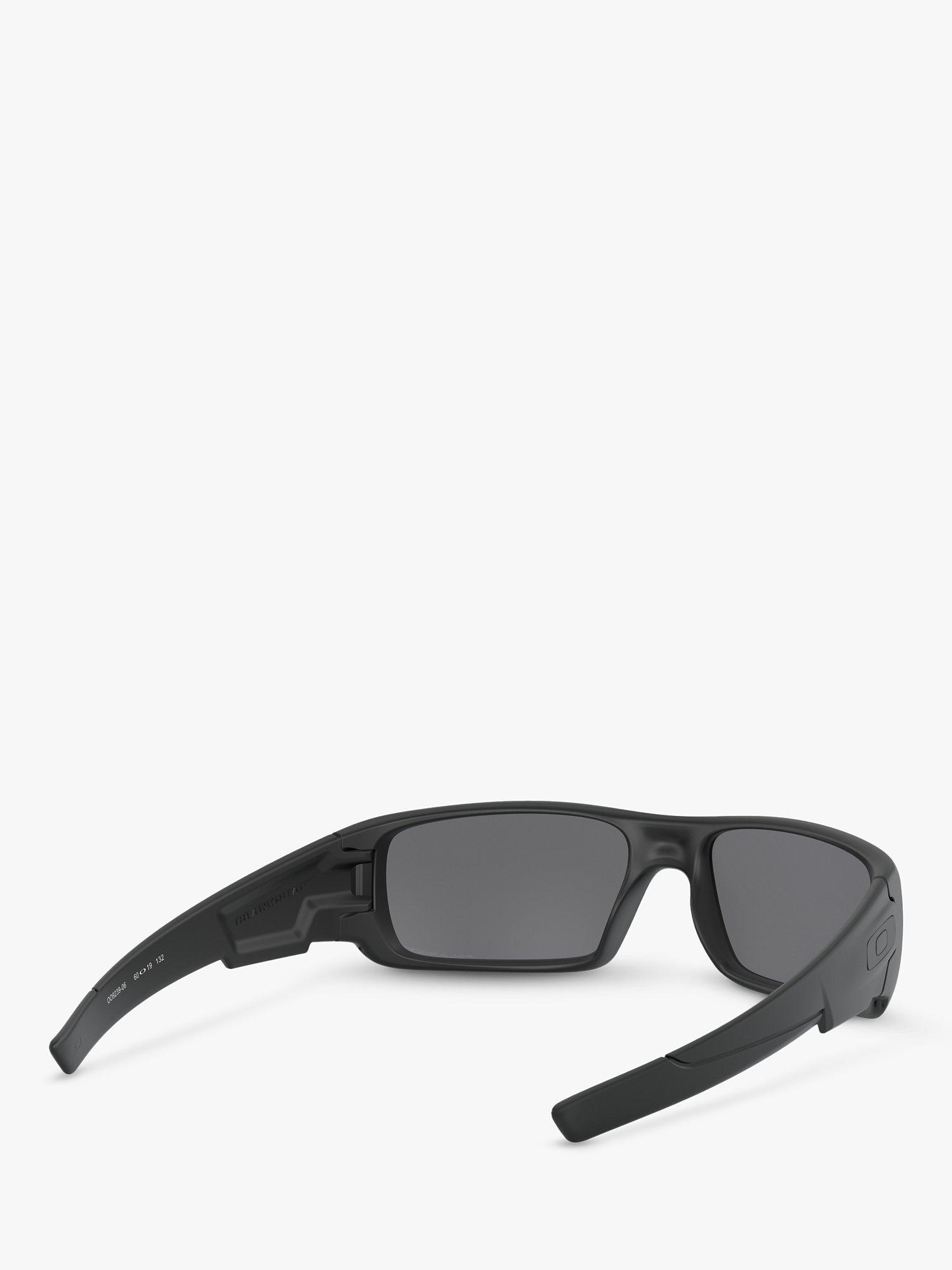 Product image 7 of 9, which shows Oakley OO9239 Crankshaft Sunglasses, Matte Black/Mirror Silver