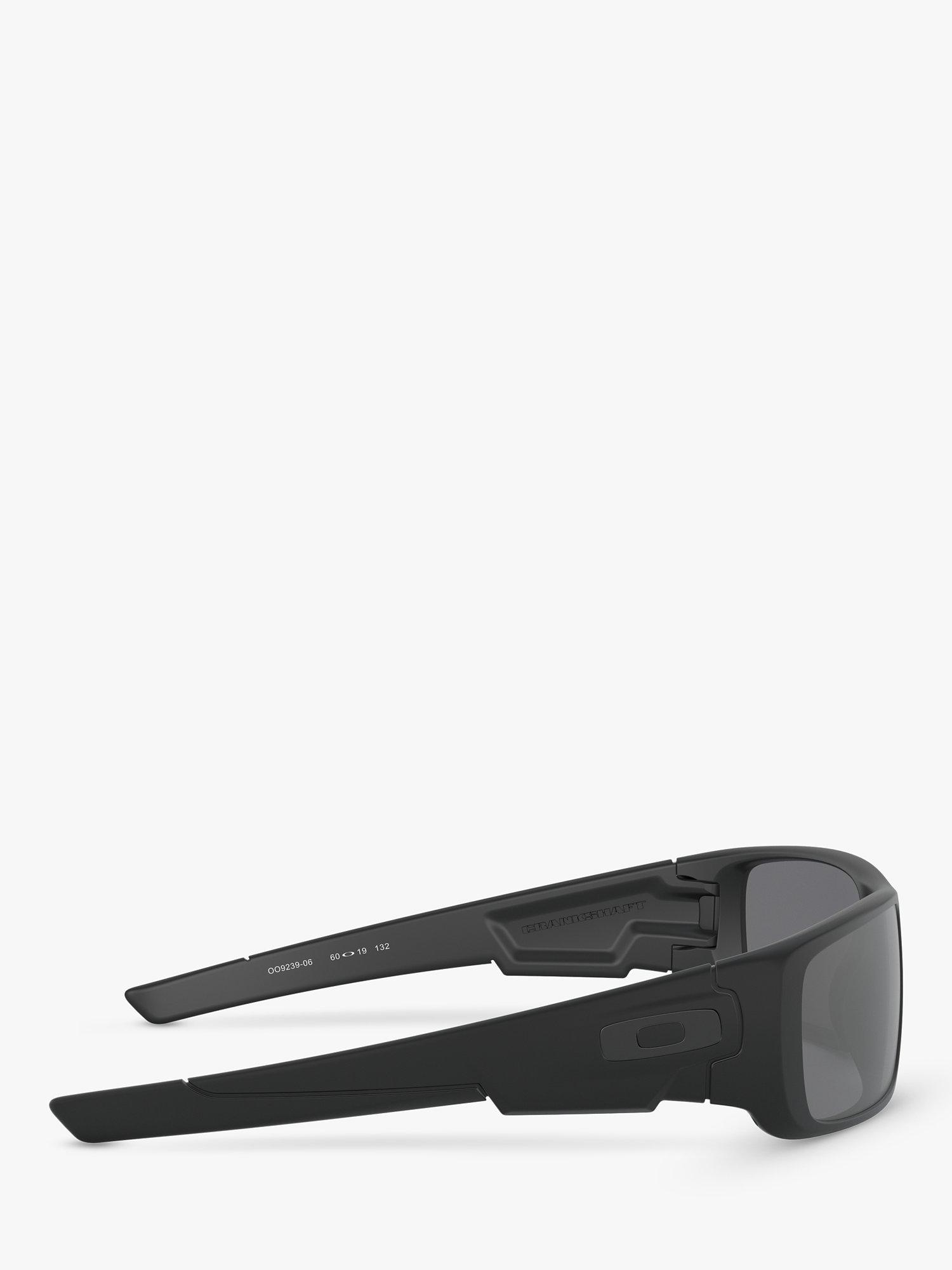 Product image 9 of 9, which shows Oakley OO9239 Crankshaft Sunglasses, Matte Black/Mirror Silver