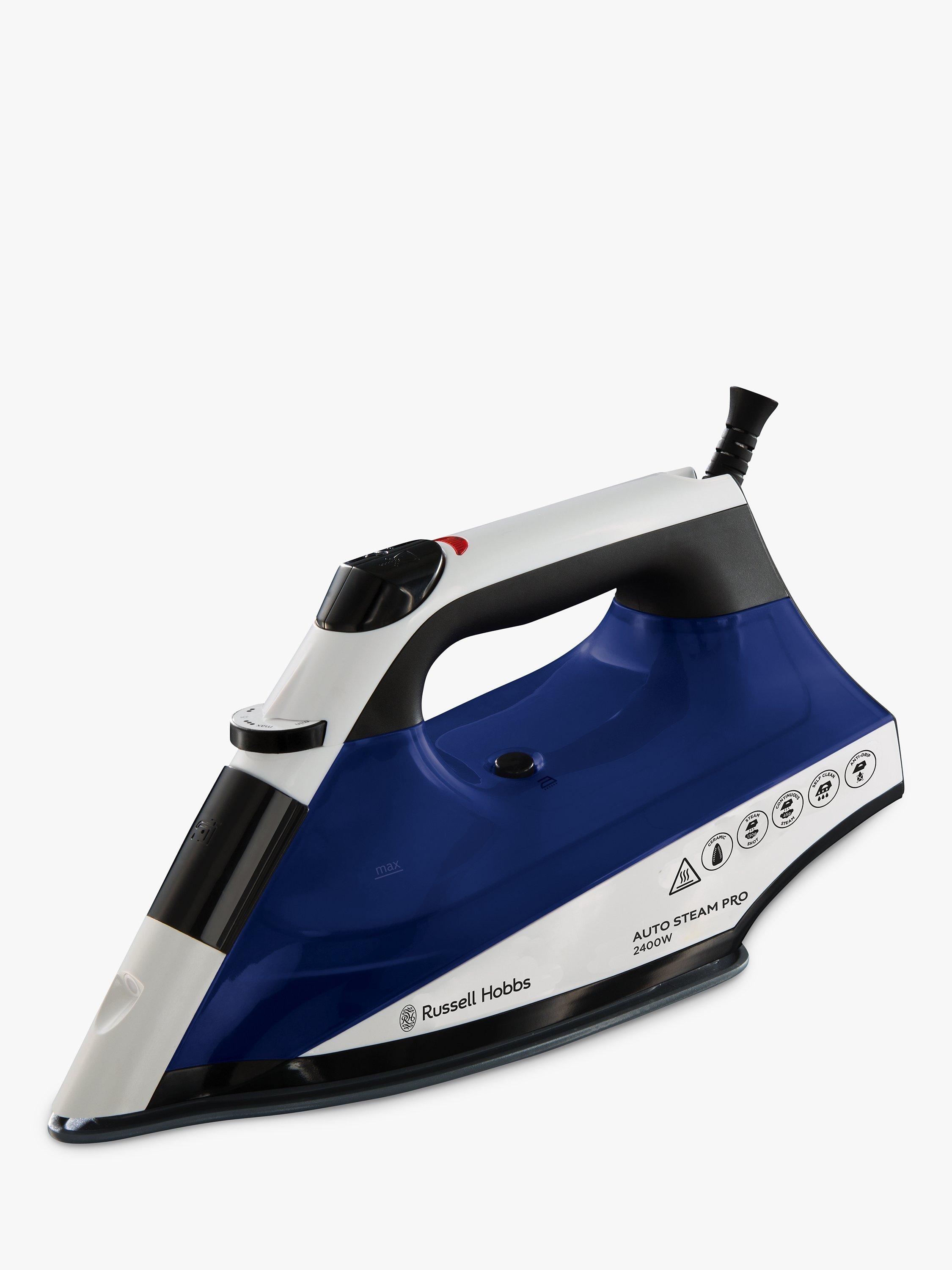 Russell Hobbs 22522 Auto Steam Pro-Ceramic Iron, Blue/White