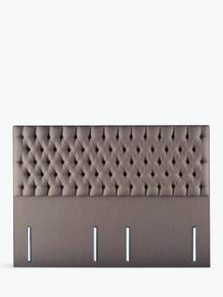 Hypnos Eleanor Full Depth Headboard, Double, Imperio Grey