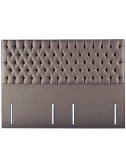 Hypnos Eleanor Full Depth Headboard, Small Double, Imperio Grey
