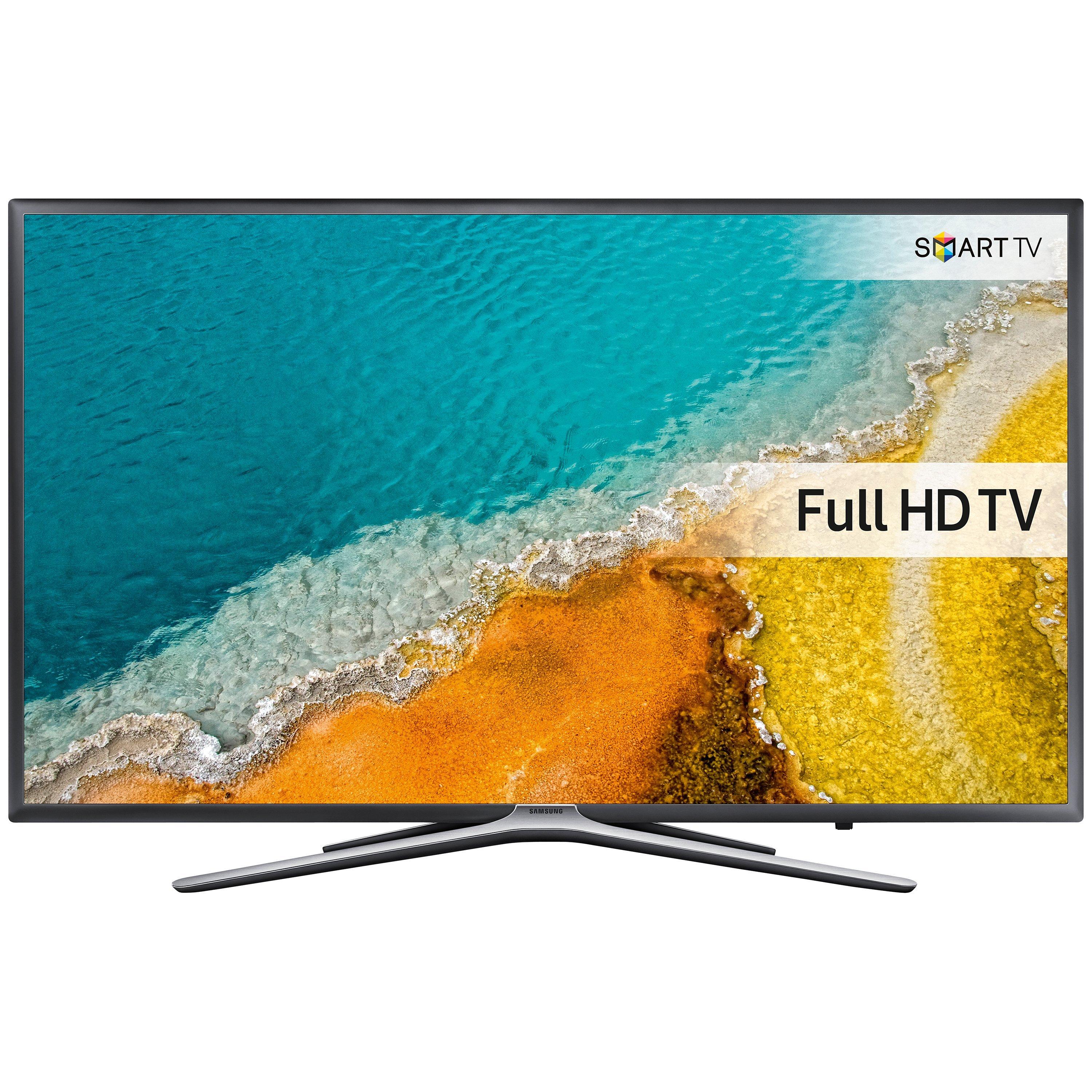 Samsung UE49K5500 LED Full HD 1080p Smart TV, 49" with Freeview HD and Built-In Wi-Fi, Dark Grey/Silver