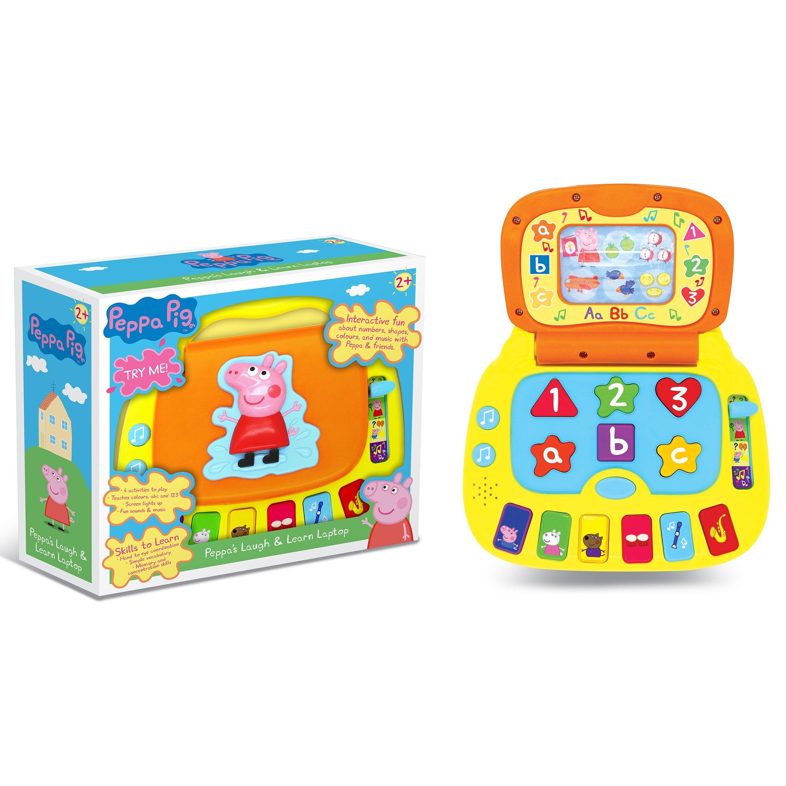 Peppa Pig Laugh Learn Laptop Toy