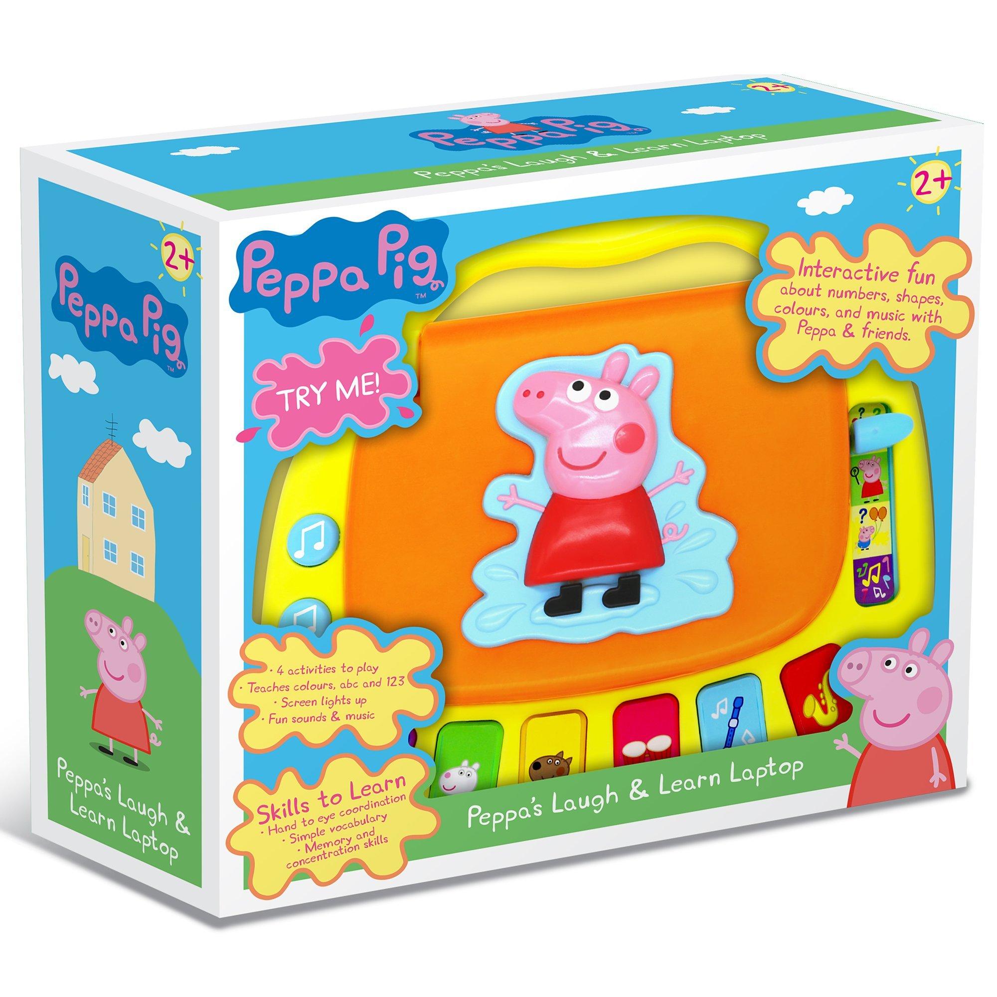 Peppa Pig Laugh Learn Laptop Toy