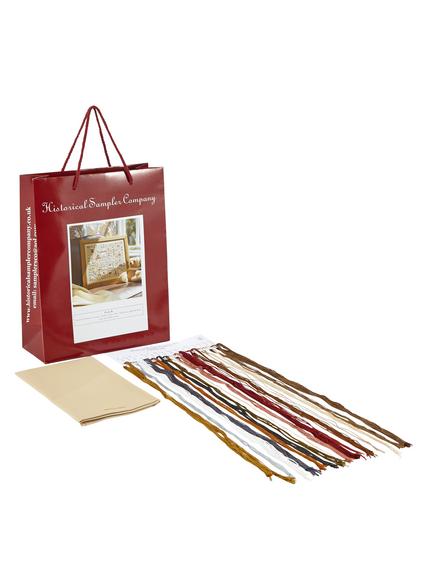 Historical Sampler Company A is For Ark Birth Cross Stitch Kit - view 2, Multi