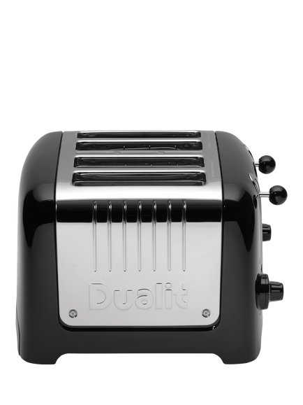 Dualit 4 Slice Lite Toaster, Gloss Black