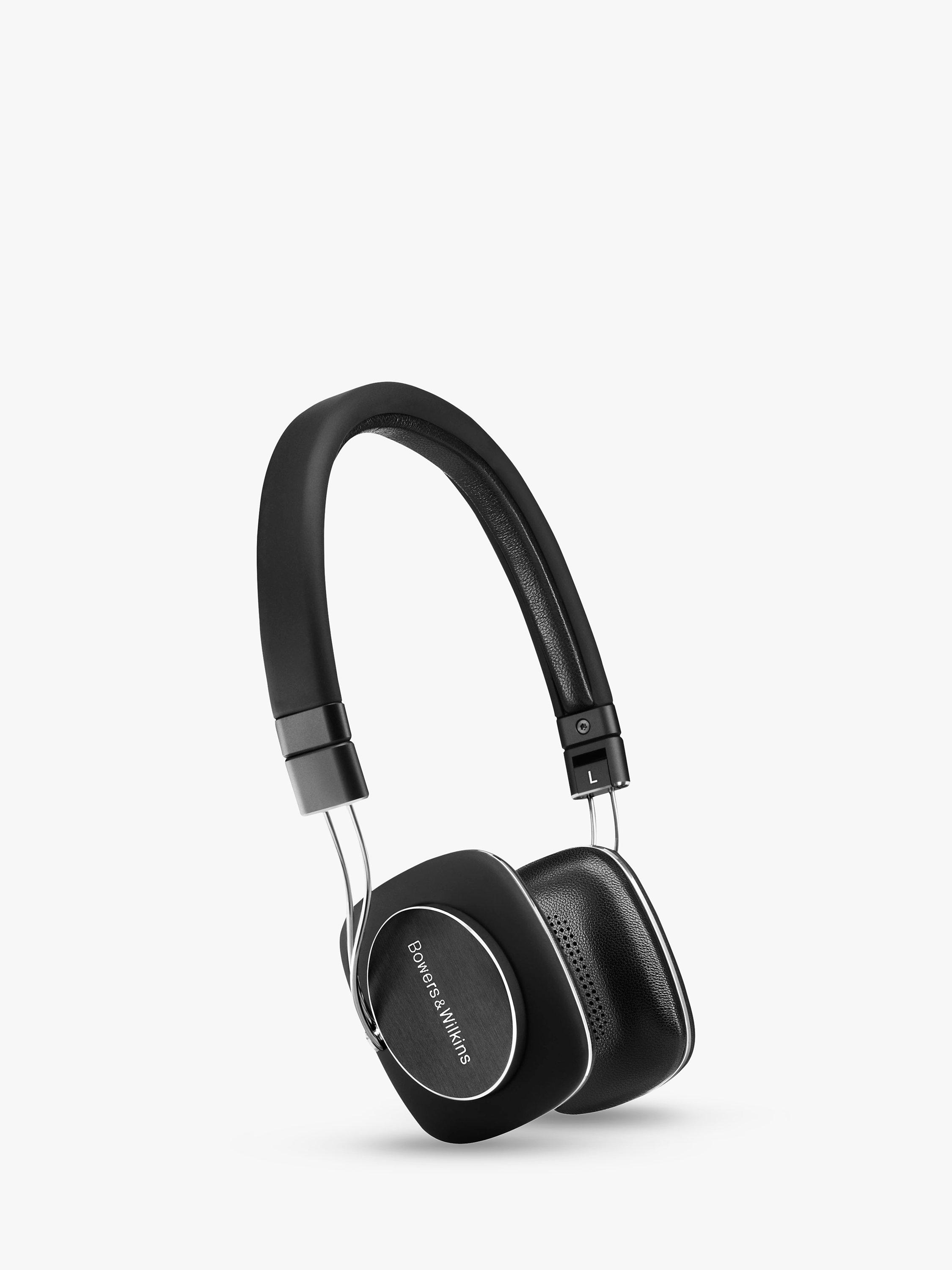 Bowers & Wilkins P3 Series 2 On-Ear Headphones, Black