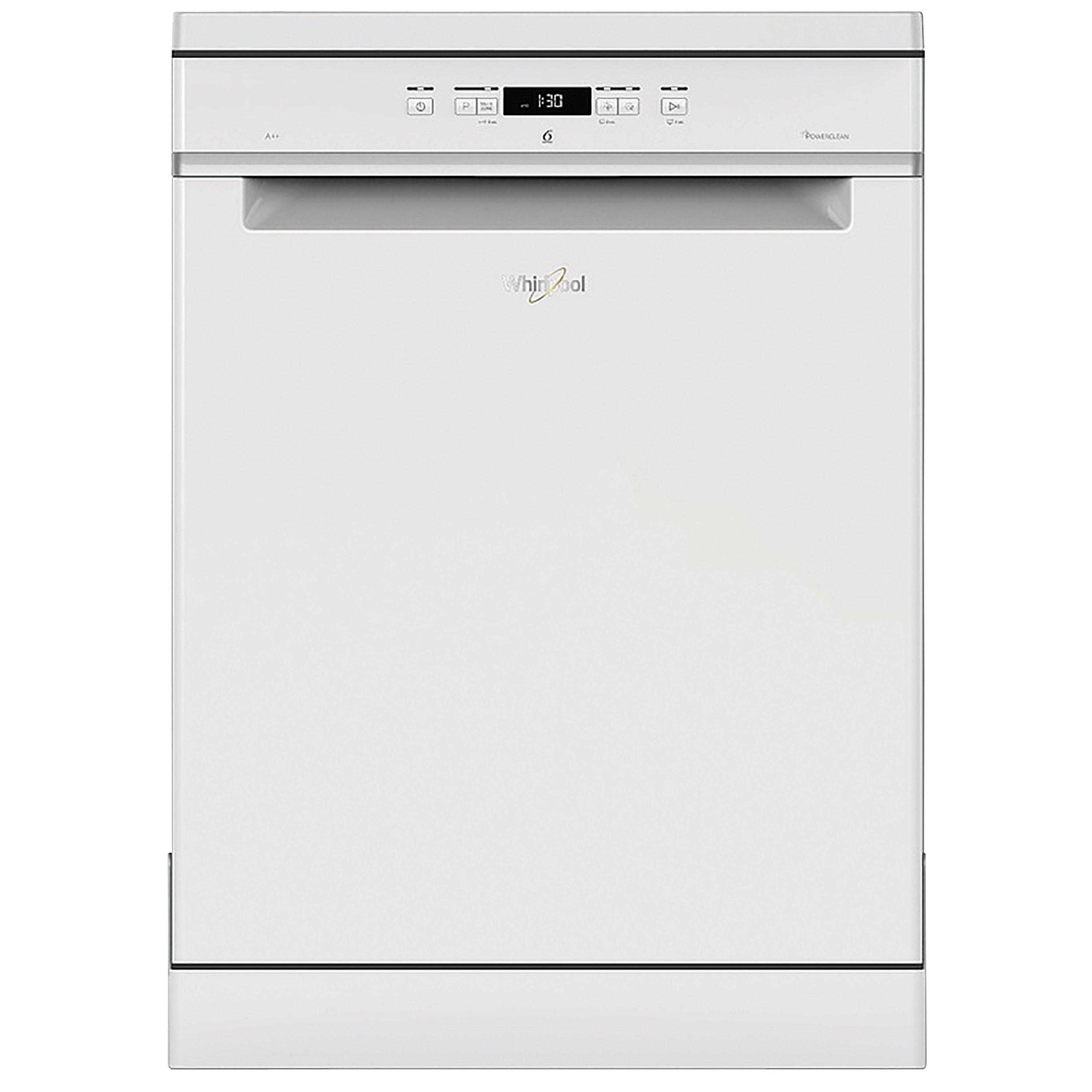 Whirlpool WFC3C24PUK Freestanding Dishwasher, White