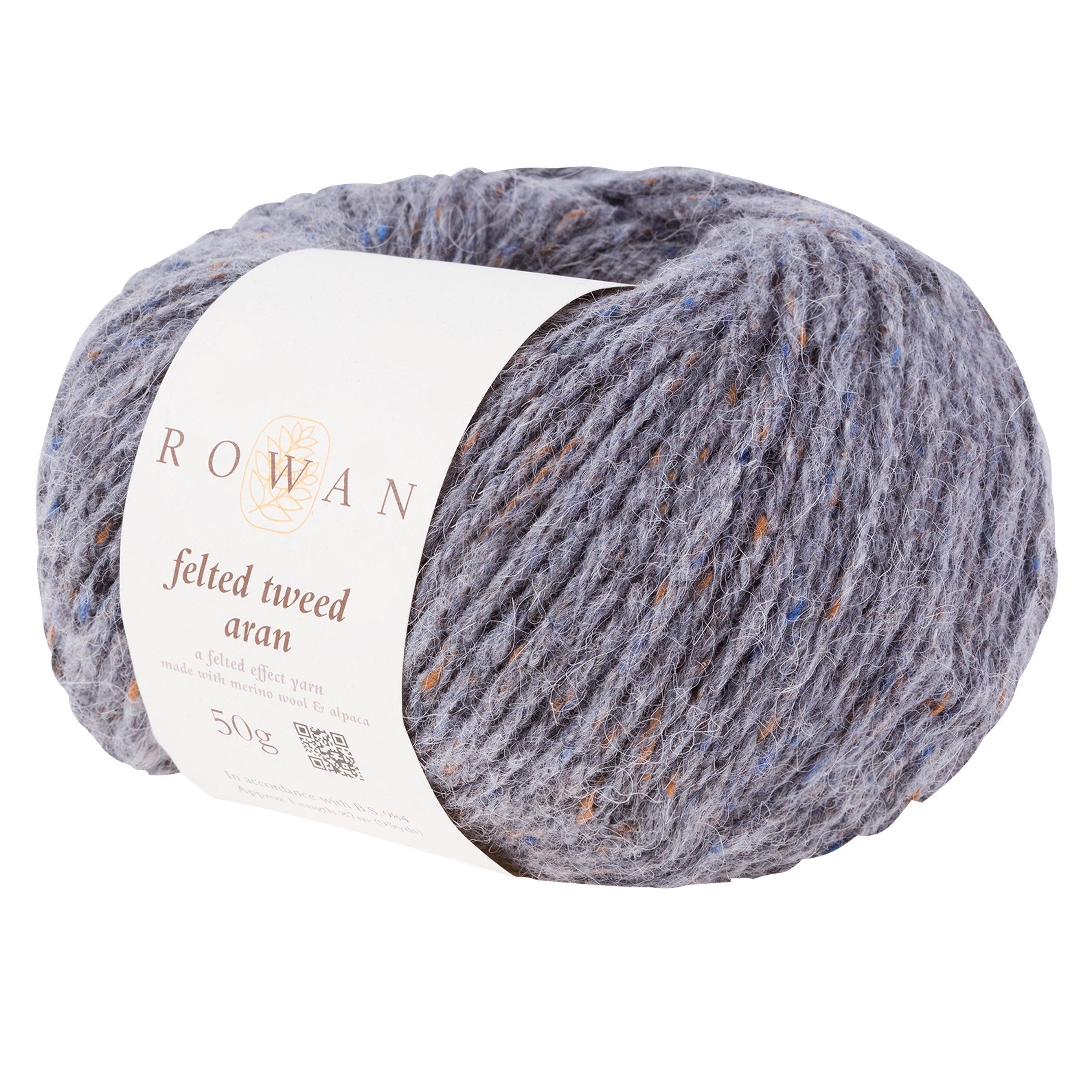 Rowan Felted Tweed Aran Yarn, 50g, Granite