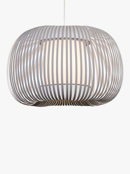 John Lewis Harmony Large Ribbon Ceiling Light - view 2, Grey
