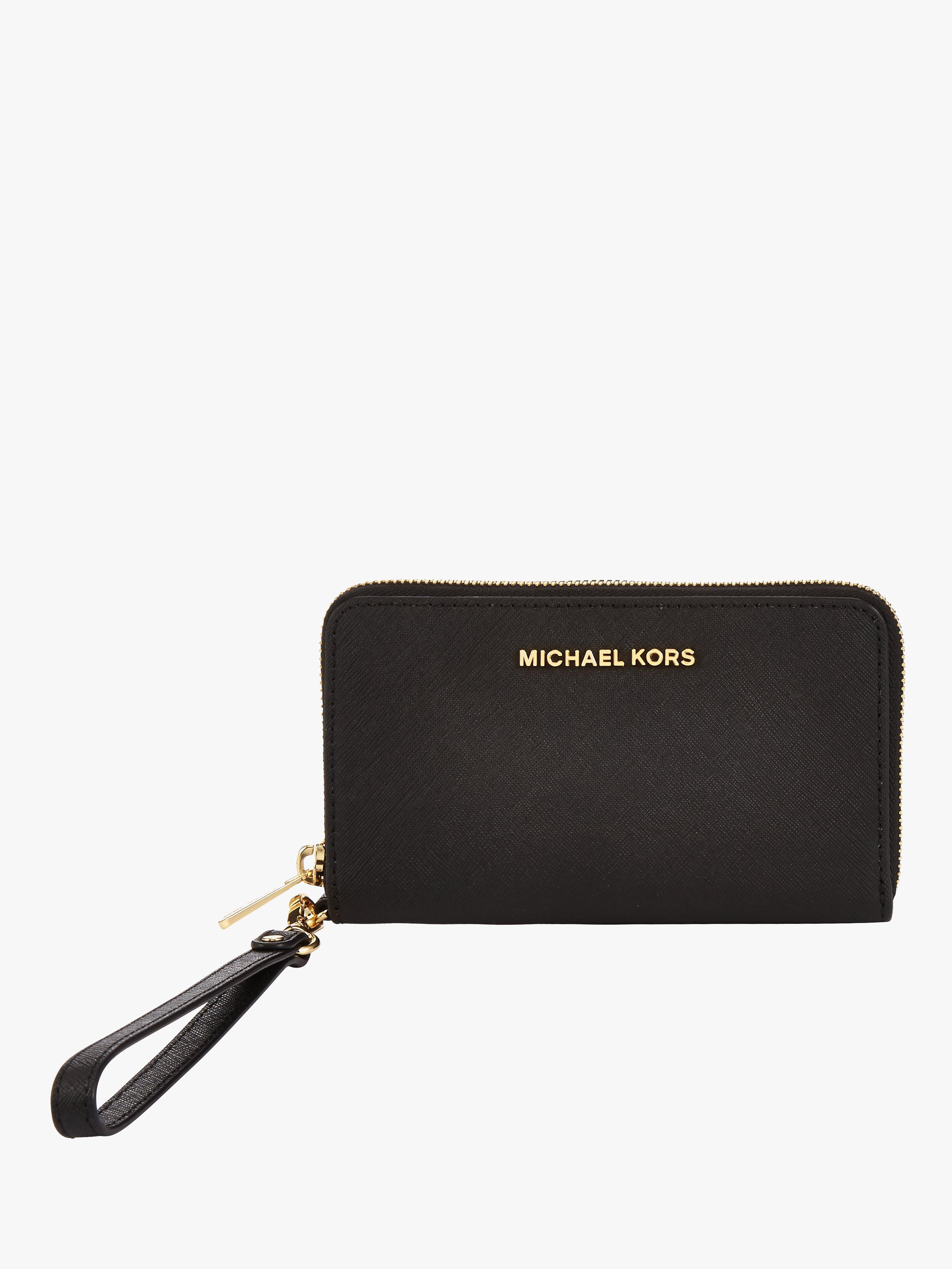 MICHAEL Michael Kors Jet Set Leather Travel Phone Case Purse