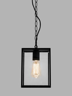 Astro Homefield Outdoor Pendant Ceiling Light, Black, Black