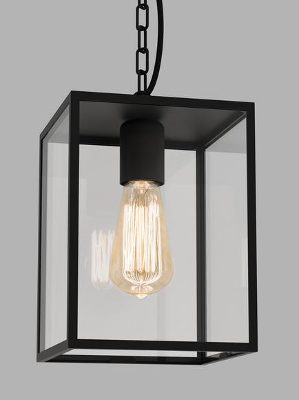 Astro Homefield Outdoor Pendant Ceiling Light, Black - view 2, Black