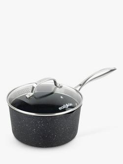 Eaziglide Neverstick2 Aluminium Non-Stick Saucepan, 20cm, Grey