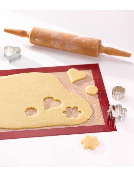 NoStik Silicone Roll and Pastry Preparation Mat, 30cm - view 2, Black