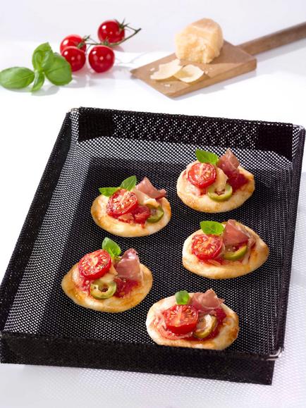 NoStik Non-Stick Oven Crisper Basket, Small - view 2, Black