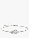 THOMAS SABO Glam & Soul Together Forever Ring Bracelet, Silver