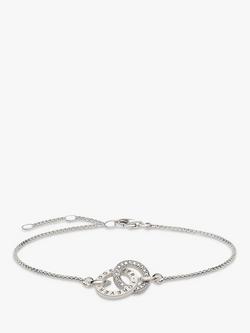 THOMAS SABO Glam & Soul Together Forever Ring Bracelet, Silver, Silver