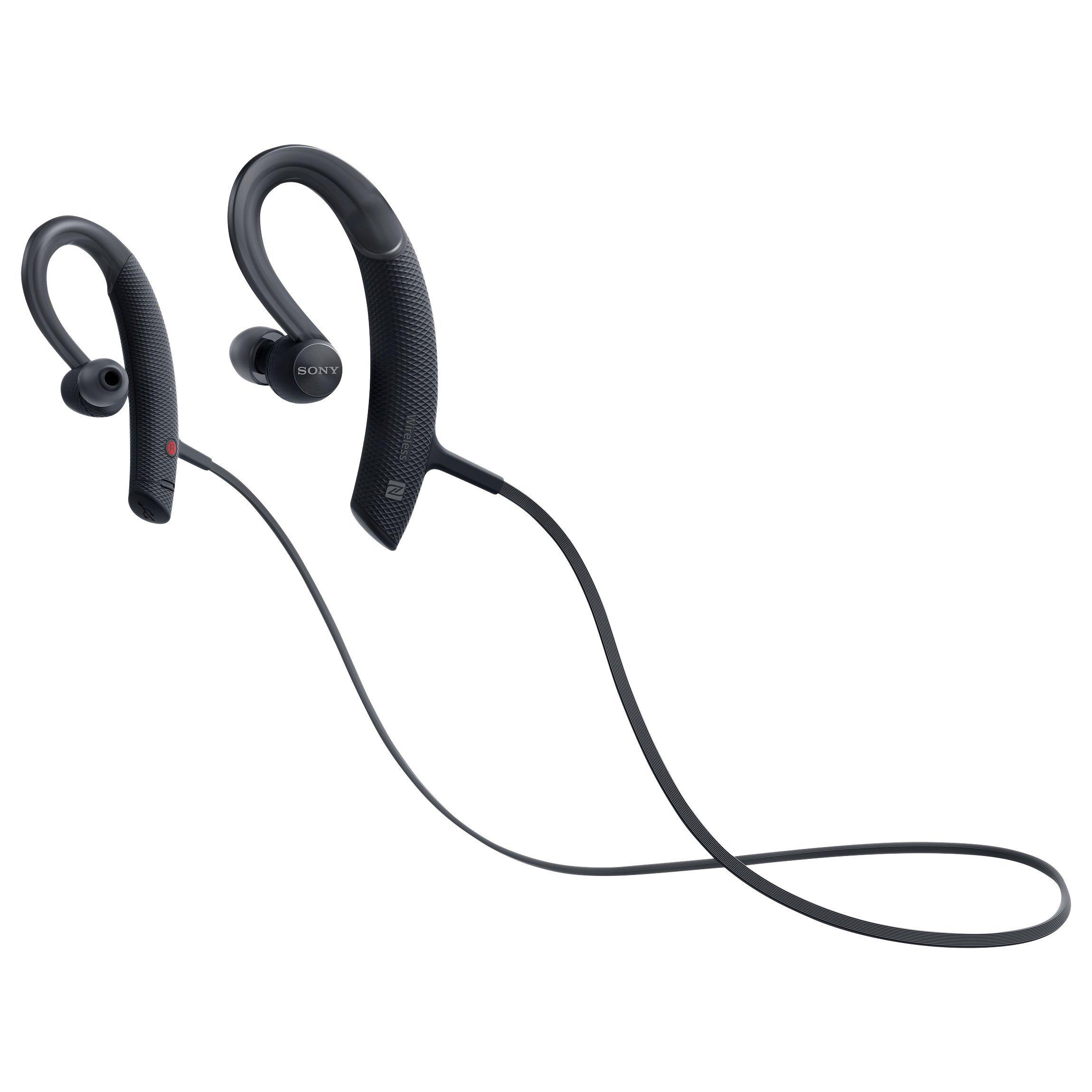 Sony MDR-XB80BS Extra Bass Bluetooth Splash Resistant Wireless Sports In-Ear Headphones with Built-In Mic, Remote & Volume Control