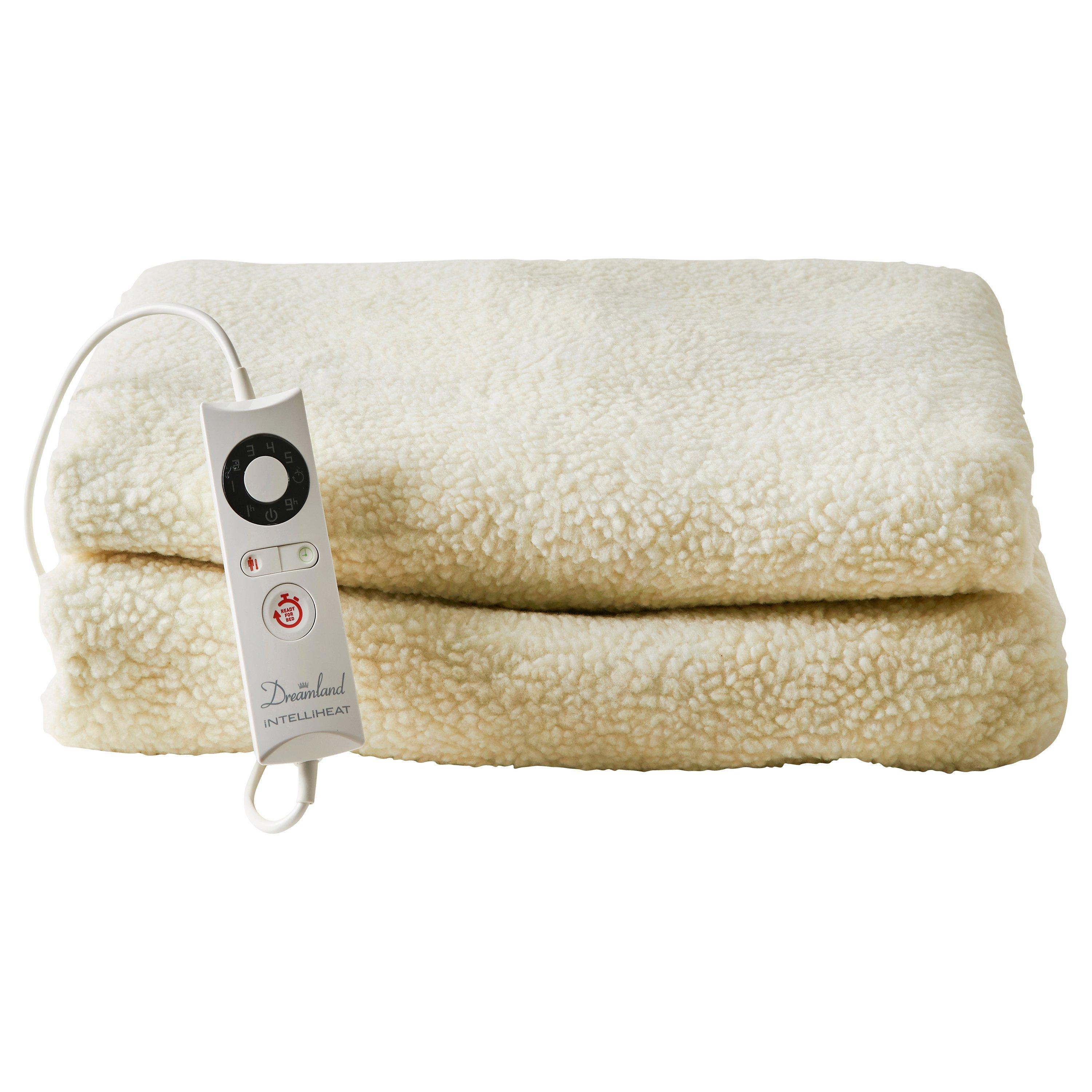 Dreamland Heated Fleece Fitted Mattress Protector