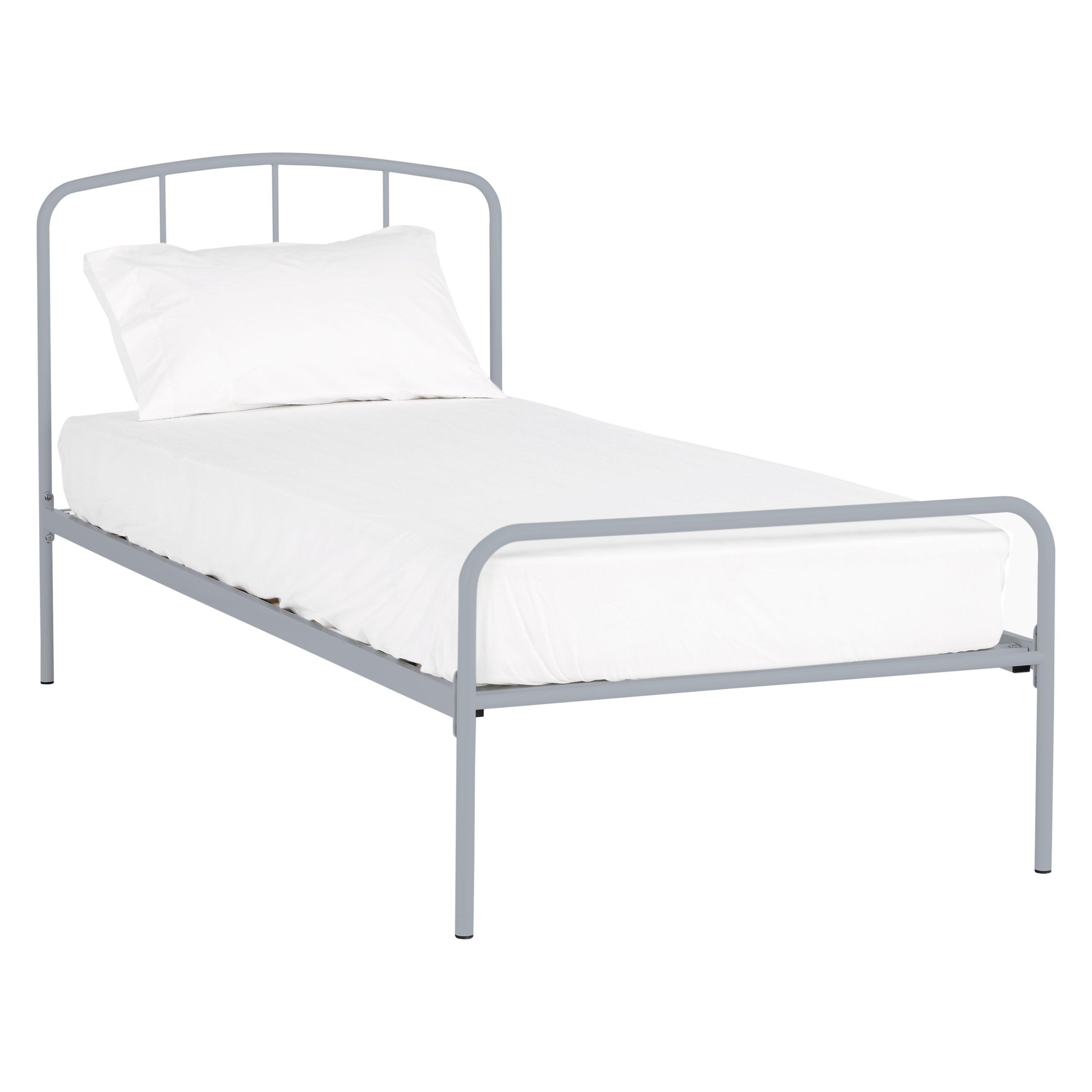 John lewis white metal bed frame discount