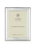 Carrs Berkeley Plain Photo Frame, Sterling Silver