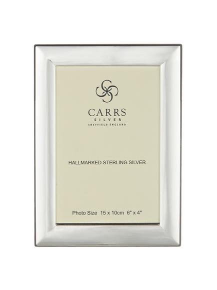 Carrs Berkeley Plain Photo Frame, Sterling Silver, Silver
