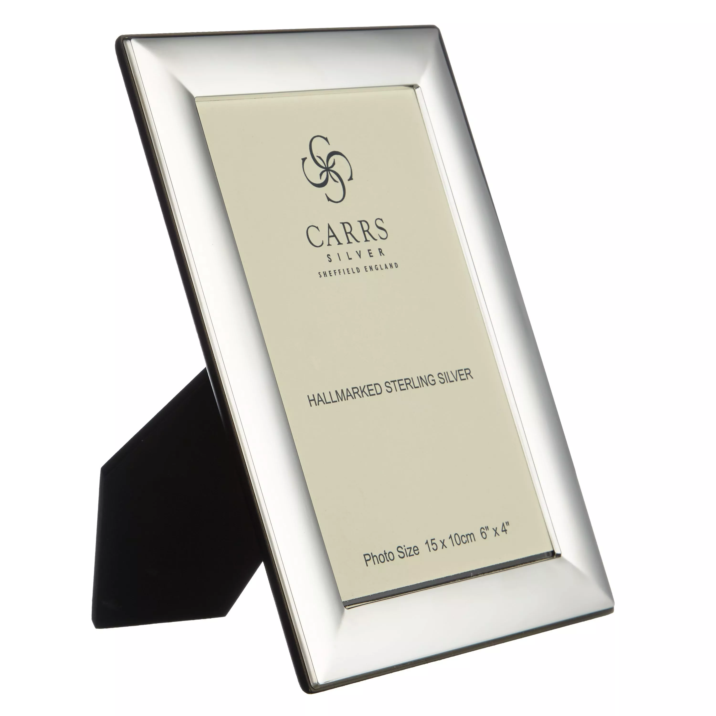 Carrs Berkeley Plain Photo Frame, Sterling Silver