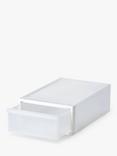 Like-it Stacking Plastic Storage Drawer, H16cm, Clear