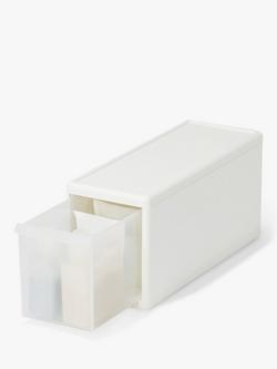 Like-it Modular Storage Drawer, Medium, W17cm, White, Clear