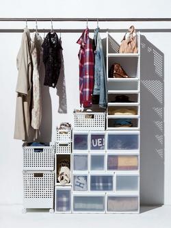 Like-it Modular Storage Drawer, Large, W34cm, White - view 2, Clear