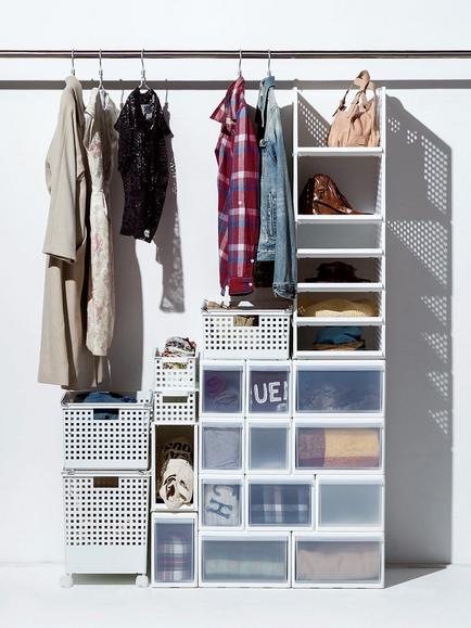 Like-it Modular Storage Drawer, Large, W34cm, White - view 2, Clear
