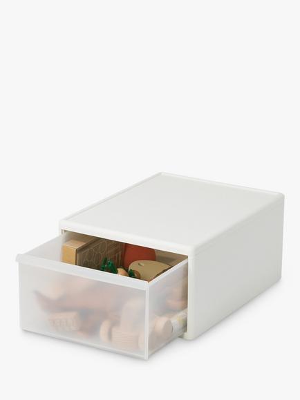 Like-it Modular Storage Drawer, Medium, W34cm, White, Clear