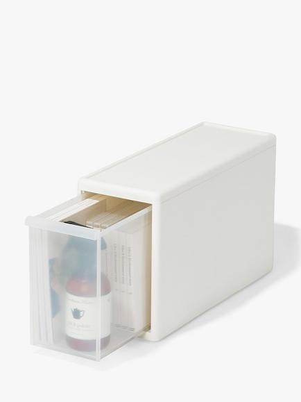 Like-it Modular Storage Drawer, Large, W17cm, White, Clear