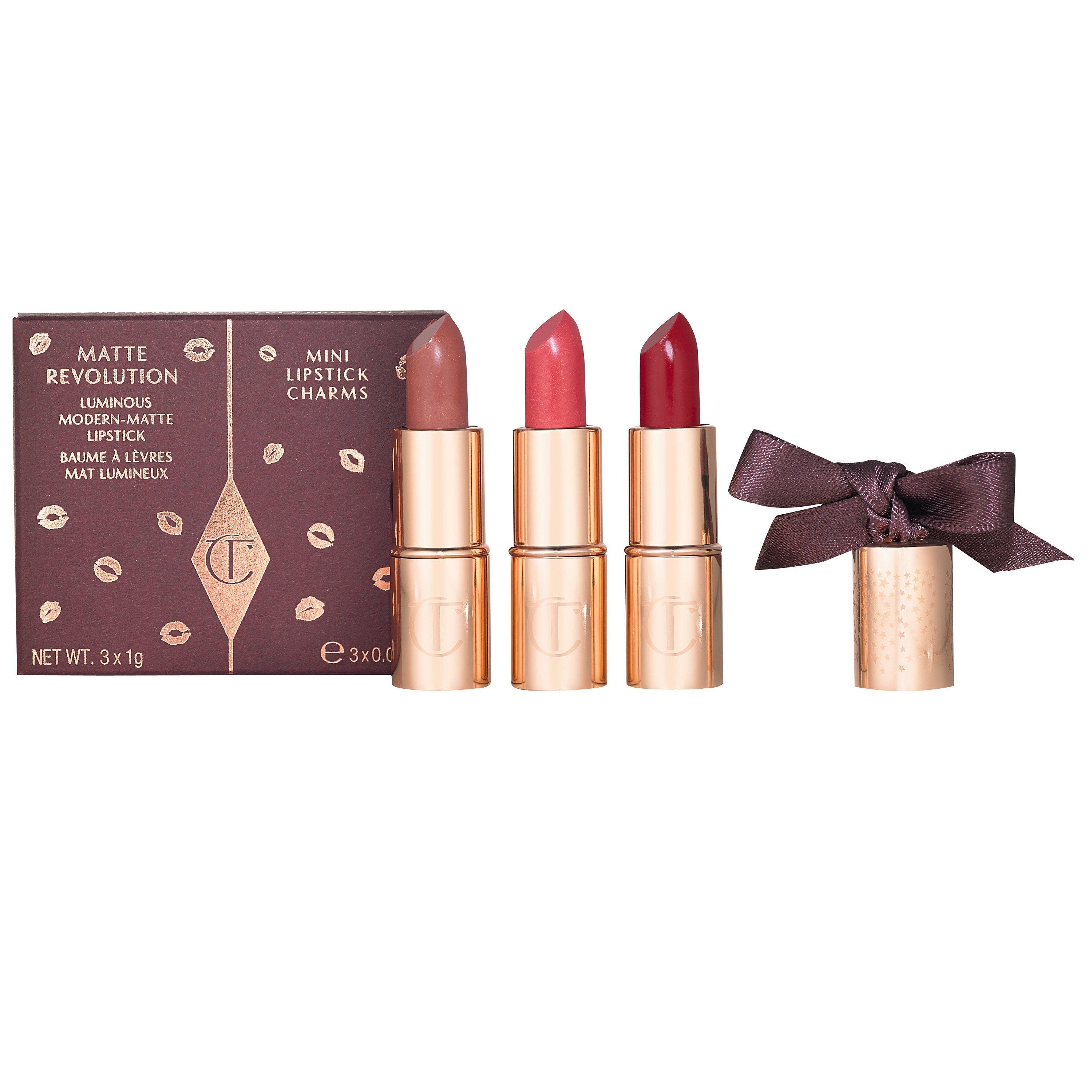 Charlotte Tilbury Mini Lipstick Trio Makeup Gift Set