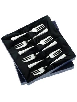 Arthur Price Grecian Stainless Steel Pastry Forks, Set of 6 - view 2, 