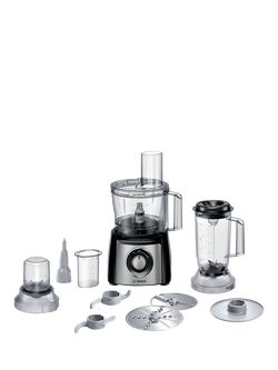 Bosch MCM3501MGB MultiTalent3 Food Processor, Black, Stainless Steel / Black