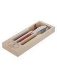 Laguiole Children's Stainless Steel Cutlery Set, 3 Piece, Iridescence