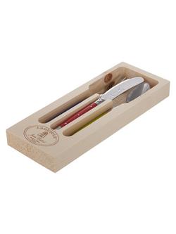 Laguiole Children's Stainless Steel Cutlery Set, 3 Piece, Iridescence - view 2, Multi