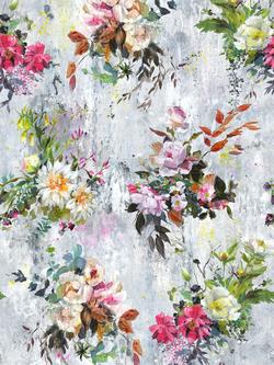 Designers Guild Jardin des Plantes Aubriet Paste the Wall Wallpaper Panel, Fuchsia Pdg717/01