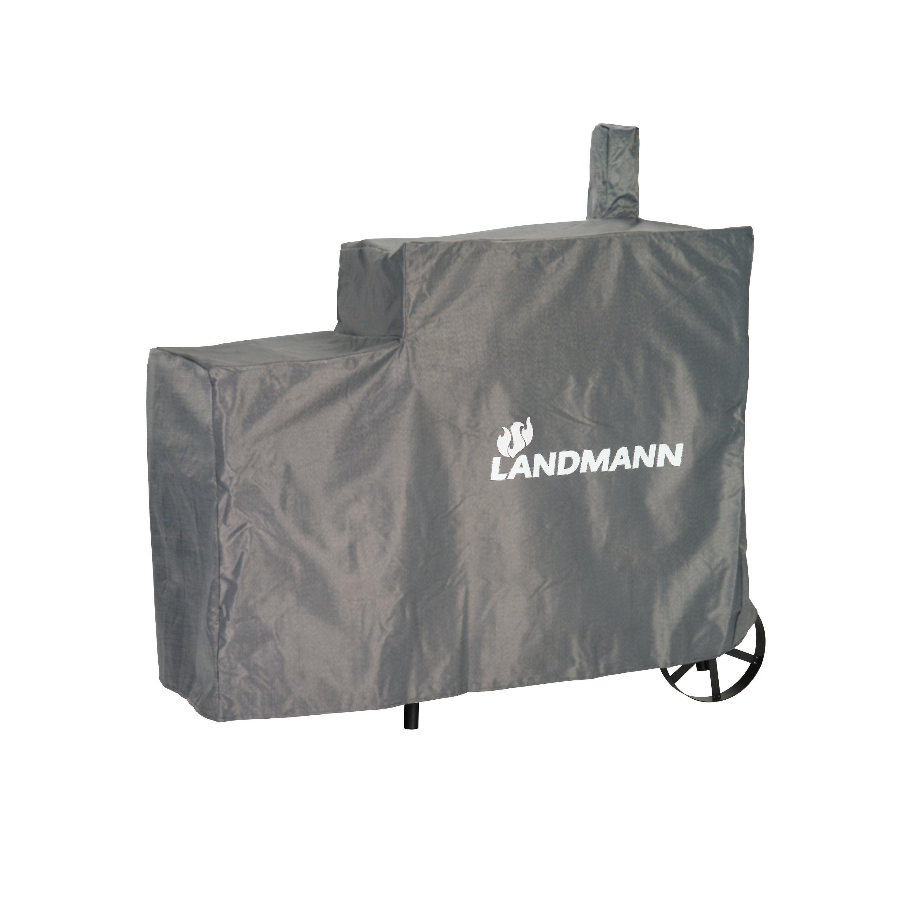 Landmann Tennessee Charcoal 200 Smoker Cover, Grey / White