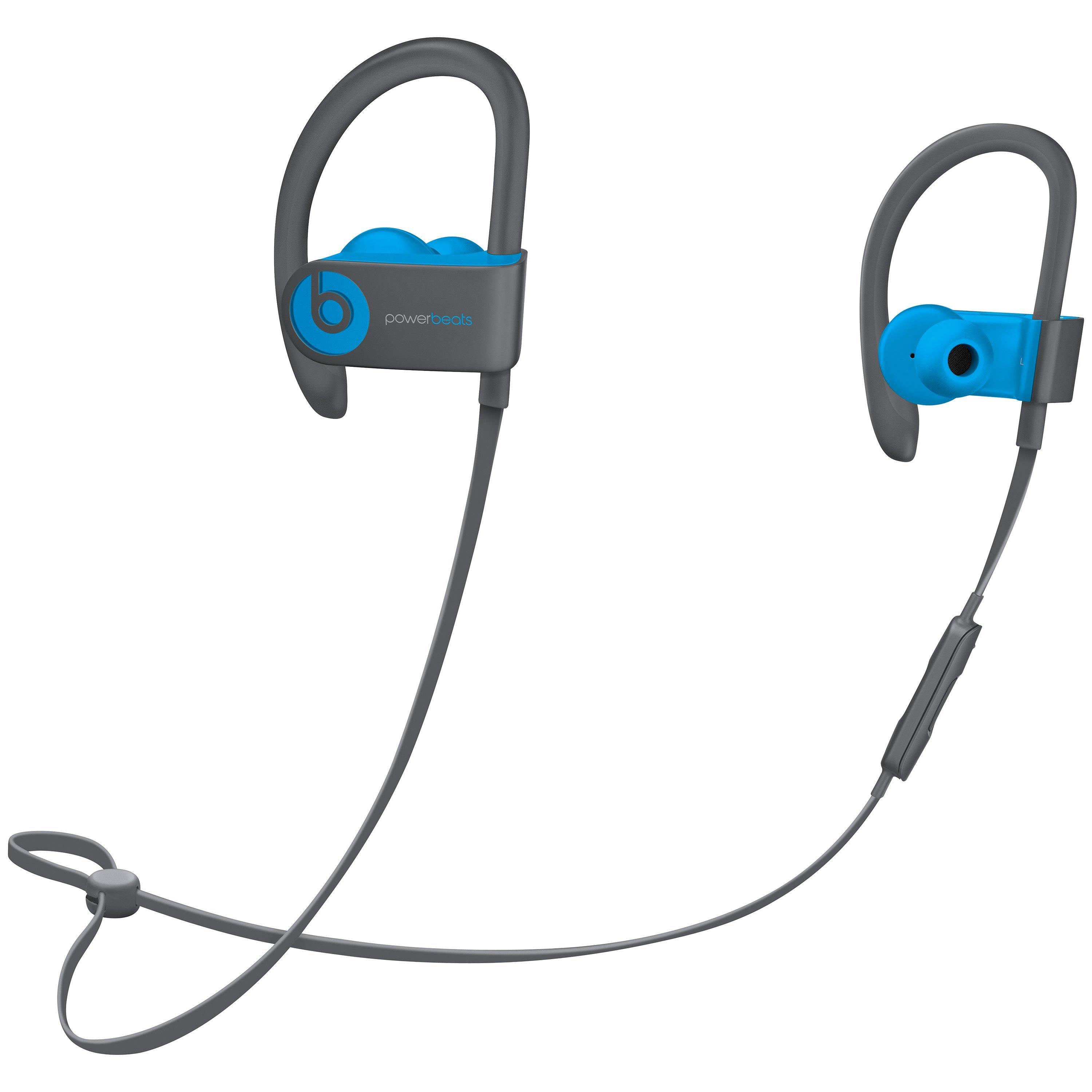 Powerbeats Wireless Bluetooth In Ear Sport Headphones with Mic Remote Flash Blue