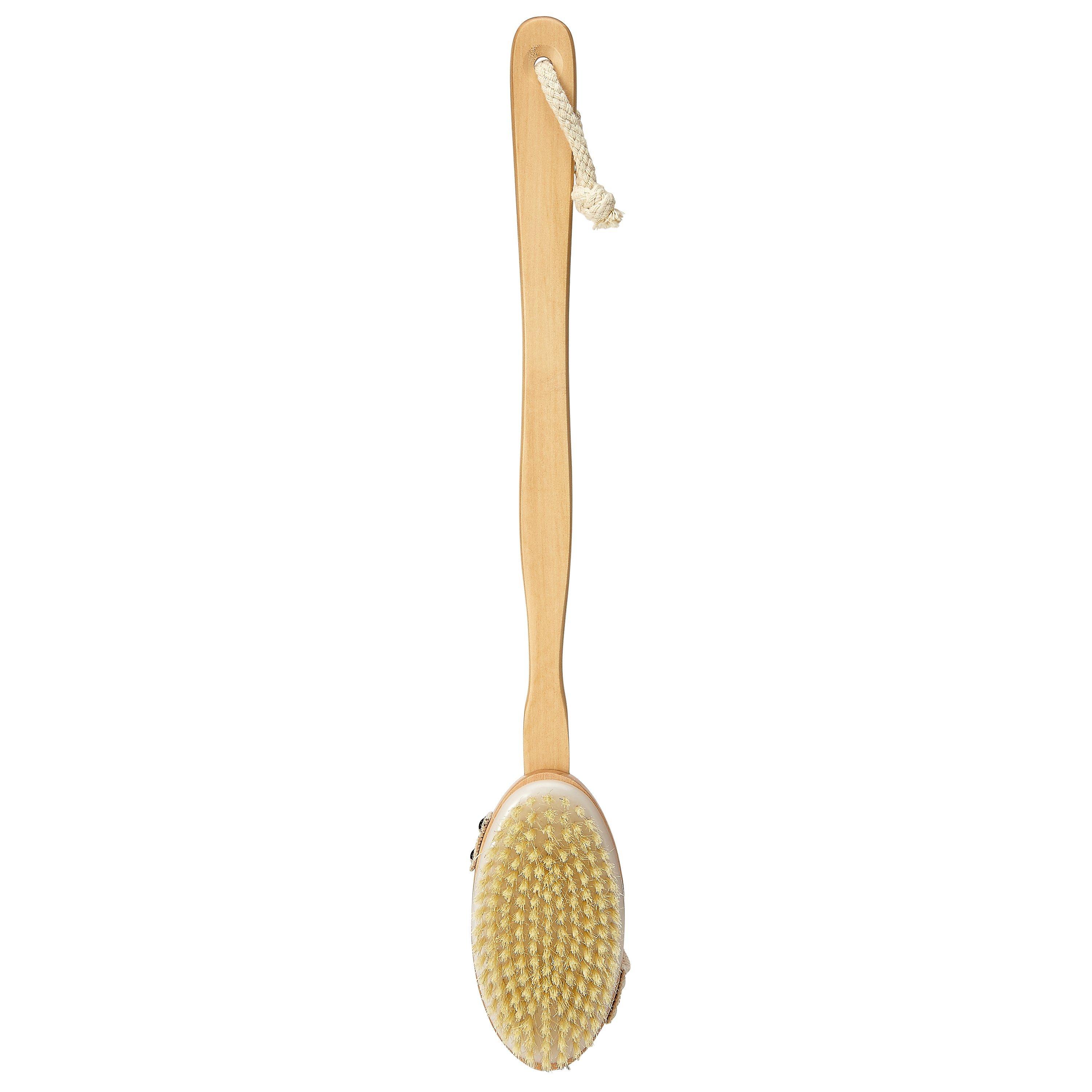 Wooden Body Brush With Handle