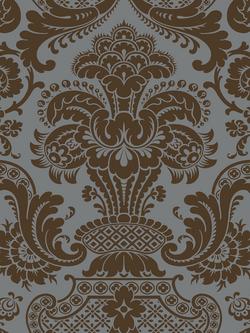 Cole & Son Mariinsky Carmen Paste the Wall Wallpaper, Charcoal 108/2010