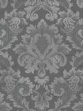 Cole & Son Mariinsky Stravinsky Paste the Wall Wallpaper, Silver 108/4018