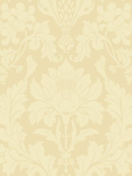 Cole & Son Mariinsky Fonteyn Paste the Wall Wallpaper, Vintage Yellow, 108/7038